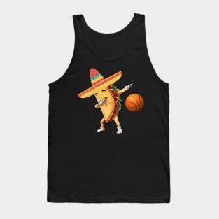 Dabbing basketball taco dab Tank Top